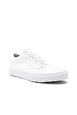 Vans Old Skool in True White, view 2, click to view large image.
