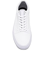 Vans Old Skool in True White, view 4, click to view large image.