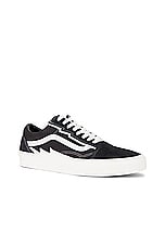 Vans Old Skool Bolt in Black & Marshmallow, view 2, click to view large image.