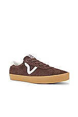 Vans Sport Low Sneaker in Bambino Chocolate Brown, view 2, click to view large image.