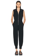 Varley Madelyn Jumpsuit in Black, view 4, click to view large image.