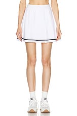 Varley Clarendon High Rise 16 Skort in White, view 1, click to view large image.
