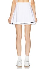 Varley Clarendon High Rise 16 Skort in White, view 3, click to view large image.