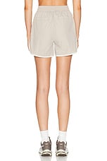 Varley Harmon High Rise Short in Cashmere Stone, view 3, click to view large image.