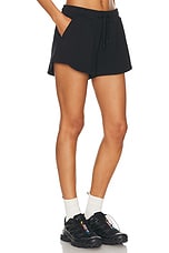Varley Margot Low Rise Short in Black, view 2, click to view large image.