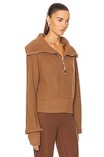 Varley Mentone Knit Sweater in Golden Bronze, view 2, click to view large image.