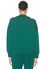 Varley Hawley Half Zip Knit Sweater in Forest, view 3, click to view large image.