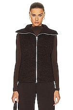 Varley Aspens Gilet Vest in Coffee Bean, view 1, click to view large image.