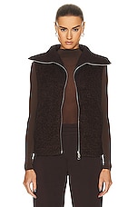 Varley Aspens Gilet Vest in Coffee Bean, view 2, click to view large image.