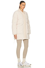 Varley Wynn Sherpa Puffer Coat in Sandshell, view 3, click to view large image.