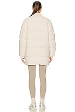 Varley Wynn Sherpa Puffer Coat in Sandshell, view 4, click to view large image.