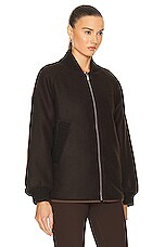 Varley Reno Reversible Quilt Jacket in Coffee Bean, view 2, click to view large image.