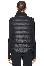 Varley Colwyn Combo Boxy Gilet Vest in Black, view 3, click to view large image.