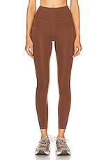 Varley Lets Move Pocket High 25 Legging in Cocoa Brown, view 1, click to view large image.