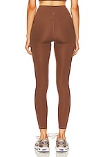 Varley Lets Move Pocket High 25 Legging in Cocoa Brown, view 3, click to view large image.