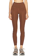 Varley Move Pocket High 25 Legging in Cocoa Brown, view 1, click to view large image.
