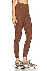 Varley Move Pocket High 25 Legging in Cocoa Brown, view 2, click to view large image.