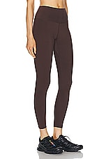Varley Free Soft High Rise 25 Legging in Coffee Bean, view 2, click to view large image.