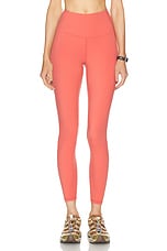 Varley Shape High Rise Legging in Mineral Red, view 1, click to view large image.