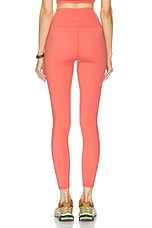 Varley Shape High Rise Legging in Mineral Red, view 3, click to view large image.