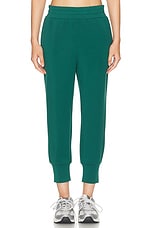 Varley The Slim Cuff 25&quot; Pant in Forest, view 1, click to view large image.