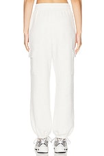 Varley The Cargo 27.5&quot; Pant in Ivory Marl, view 4, click to view large image.