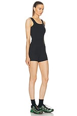 Varley Move Bates All-in-one 4 Romper in Black, view 2, click to view large image.