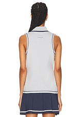 Varley Cammie Performance Tank Top in Pearl Blue, view 3, click to view large image.