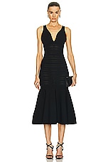 Victoria Beckham Sleeveless Dress in Black, view 1, click to view large image.