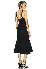 Victoria Beckham Sleeveless Dress in Black, view 3, click to view large image.