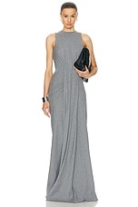 Victoria Beckham Sleeveless Maxi Dress in Titanium, view 1, click to view large image.