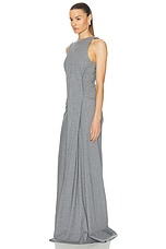 Victoria Beckham Sleeveless Maxi Dress in Titanium, view 3, click to view large image.