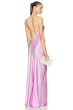 Victoria Beckham Cami Gown in Rosa, view 1, click to view large image.