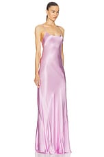 Victoria Beckham Cami Gown in Rosa, view 3, click to view large image.