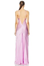 Victoria Beckham Cami Gown in Rosa, view 4, click to view large image.
