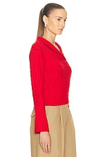 Victoria Beckham Pullover Sweater in Red, view 2, click to view large image.