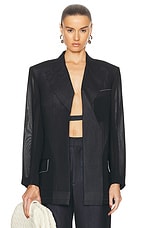 Victoria Beckham Tailored Jacket in Black, view 1, click to view large image.
