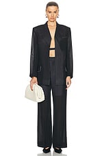 Victoria Beckham Tailored Jacket in Black, view 4, click to view large image.