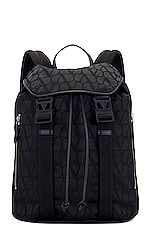 Valentino Garavani Backpack in Black, view 1, click to view large image.