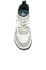 Valentino Garavani One Stud Sneaker in White, view 4, click to view large image.