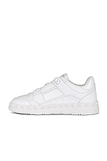 Valentino Garavani Freedots Sneaker in White, view 5, click to view large image.