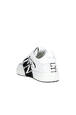 Valentino Garavani VL7N Sneakers in White, view 3, click to view large image.