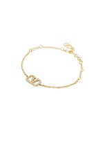 Valentino ブレスレット Valentino Garavani V LOGO ブレスレット - Oro & Crystal