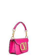 Valentino Garavani Loco Small Shoulder Bag in Pink, view 5, click to view large image.