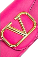 Valentino Garavani Loco Small Shoulder Bag in Pink, view 8, click to view large image.