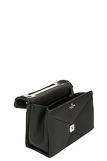 Valentino Garavani Mini One Stud Top Handle Bag in Nero, view 6, click to view large image.