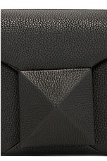 Valentino Garavani Mini One Stud Top Handle Bag in Nero, view 8, click to view large image.