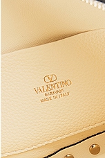 Valentino Garavani Rockstud Mini Hobo Bag in Ivory, view 7, click to view large image.
