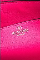 Valentino Garavani Rockstud Clutch in Pink, view 7, click to view large image.