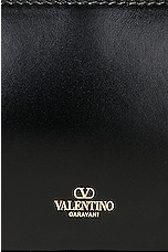 Valentino Garavani Rockstud Clutch in Nero, view 8, click to view large image.